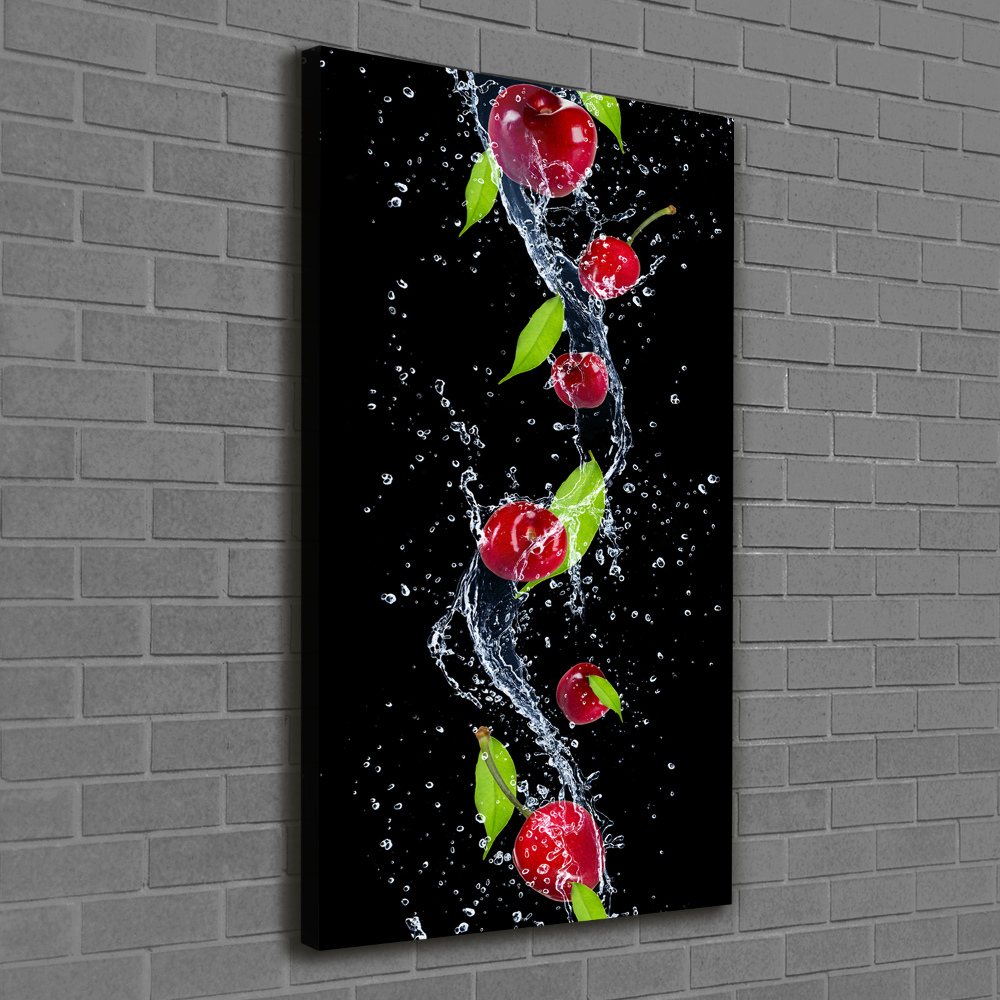 Canvas wall art Cherries