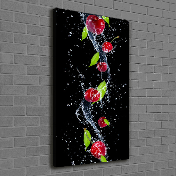 Canvas wall art Cherries