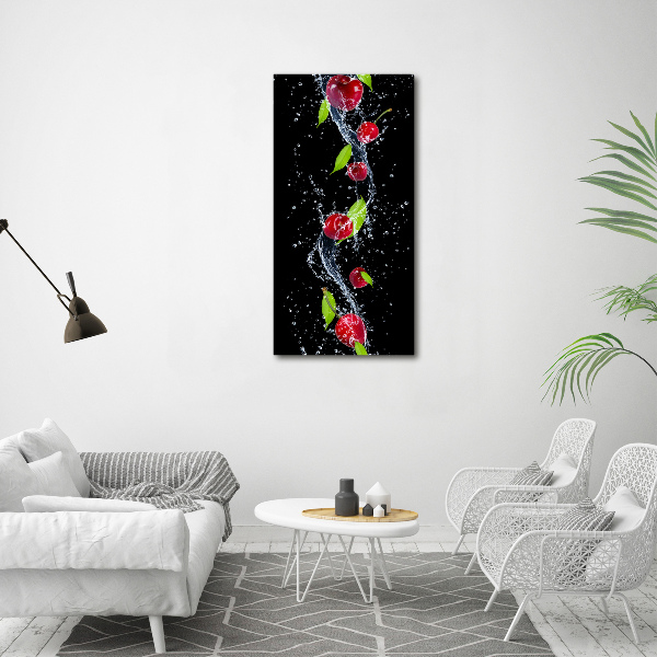 Canvas wall art Cherries