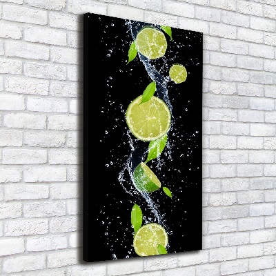 Canvas print Lime