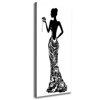 Wall art canvas large Fashion illustration