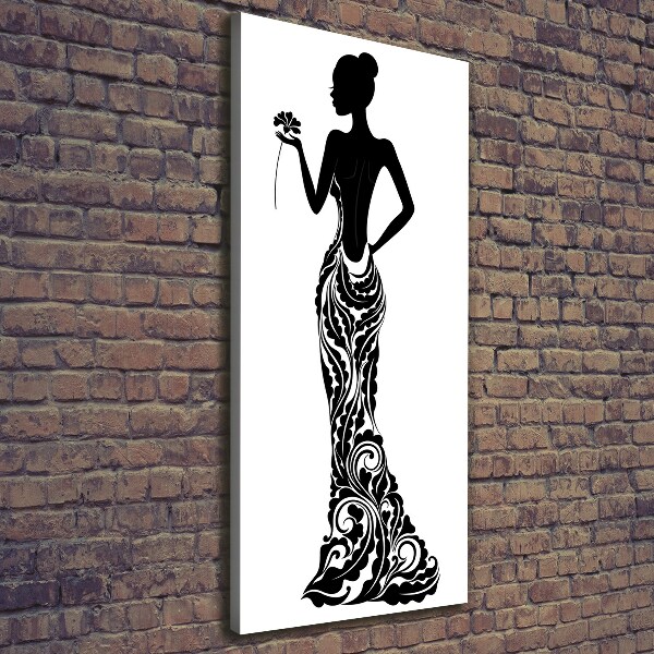 Wall art canvas large Fashion illustration