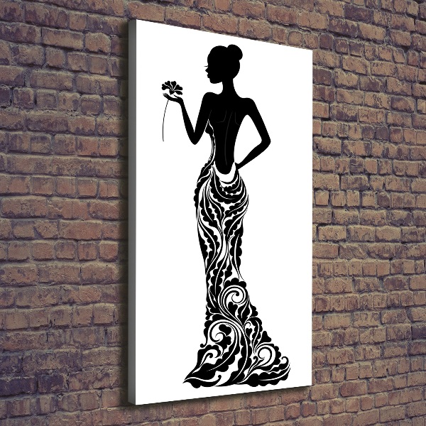 Wall art canvas large Fashion illustration