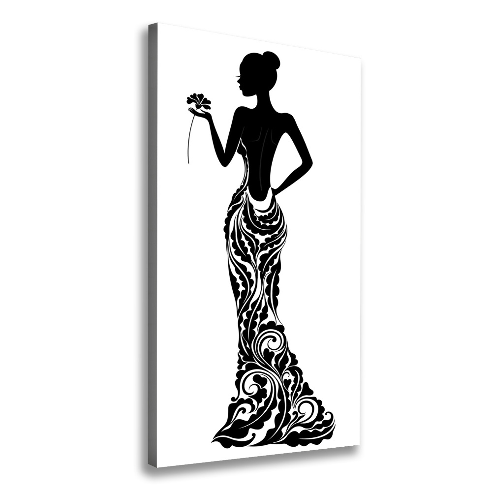 Wall art canvas large Fashion illustration