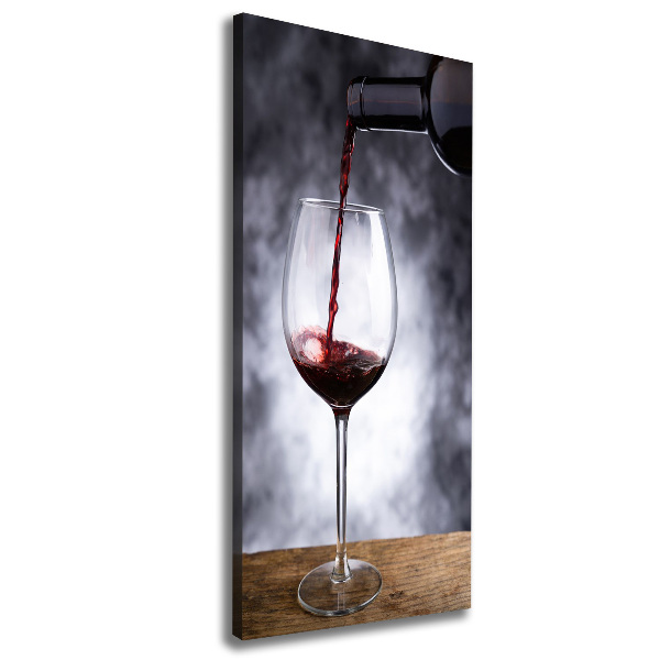 Large canvas wall art Red wine