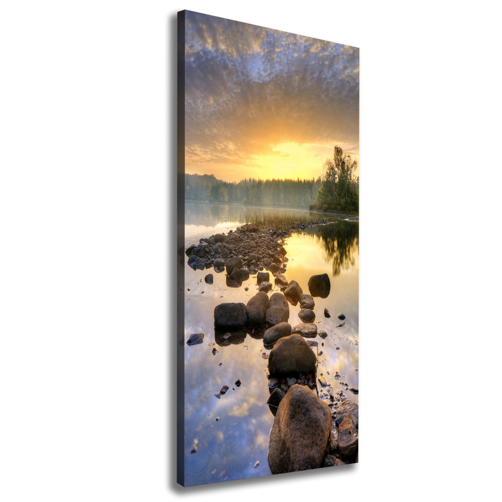 Canvas wall art Lake