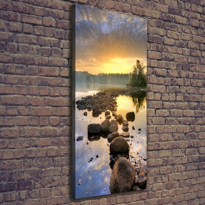 Canvas wall art Lake