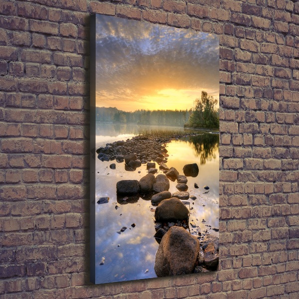 Canvas wall art Lake