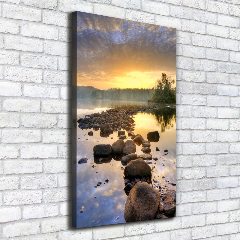 Canvas wall art Lake