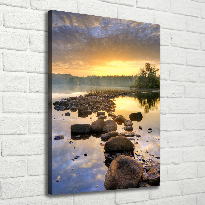 Canvas wall art Lake