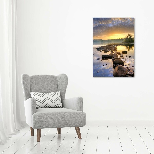 Canvas wall art Lake