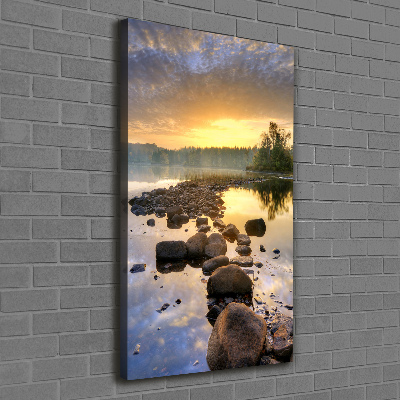 Canvas wall art Lake