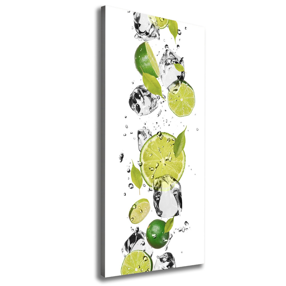 Canvas wall art Lime and water