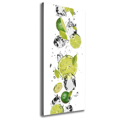 Canvas wall art Lime and water