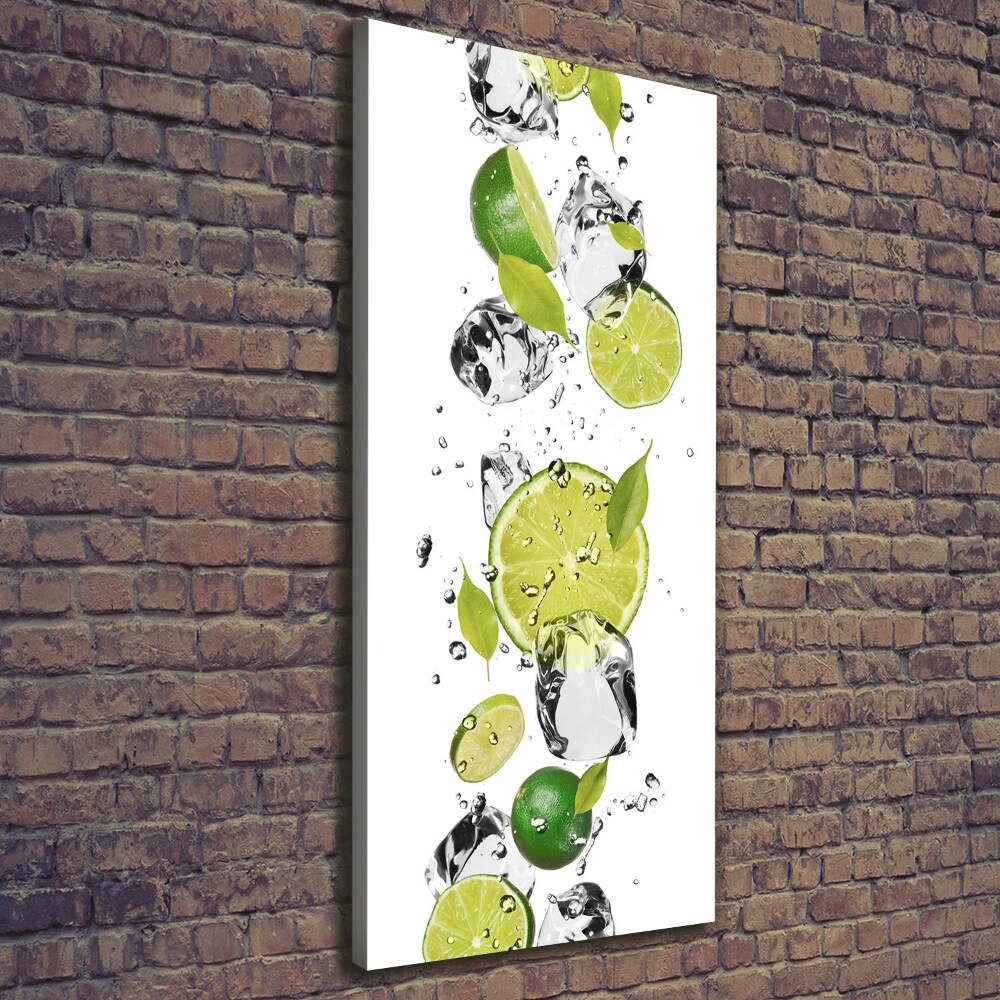 Canvas wall art Lime and water