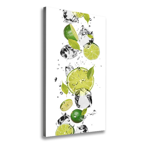 Canvas wall art Lime and water