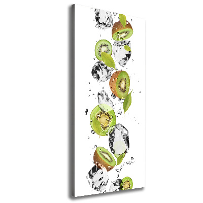 Canvas wall art Kiwi and water