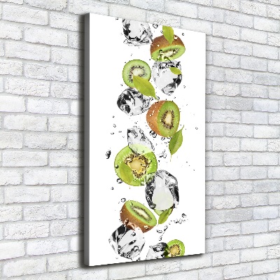 Canvas wall art Kiwi and water