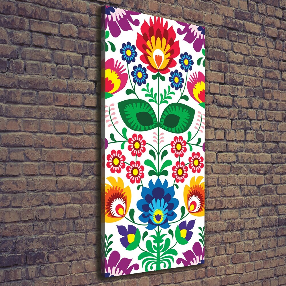 Large canvas wall art Ethnic pattern