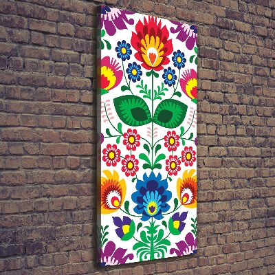 Large canvas wall art Ethnic pattern