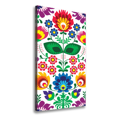 Large canvas wall art Ethnic pattern