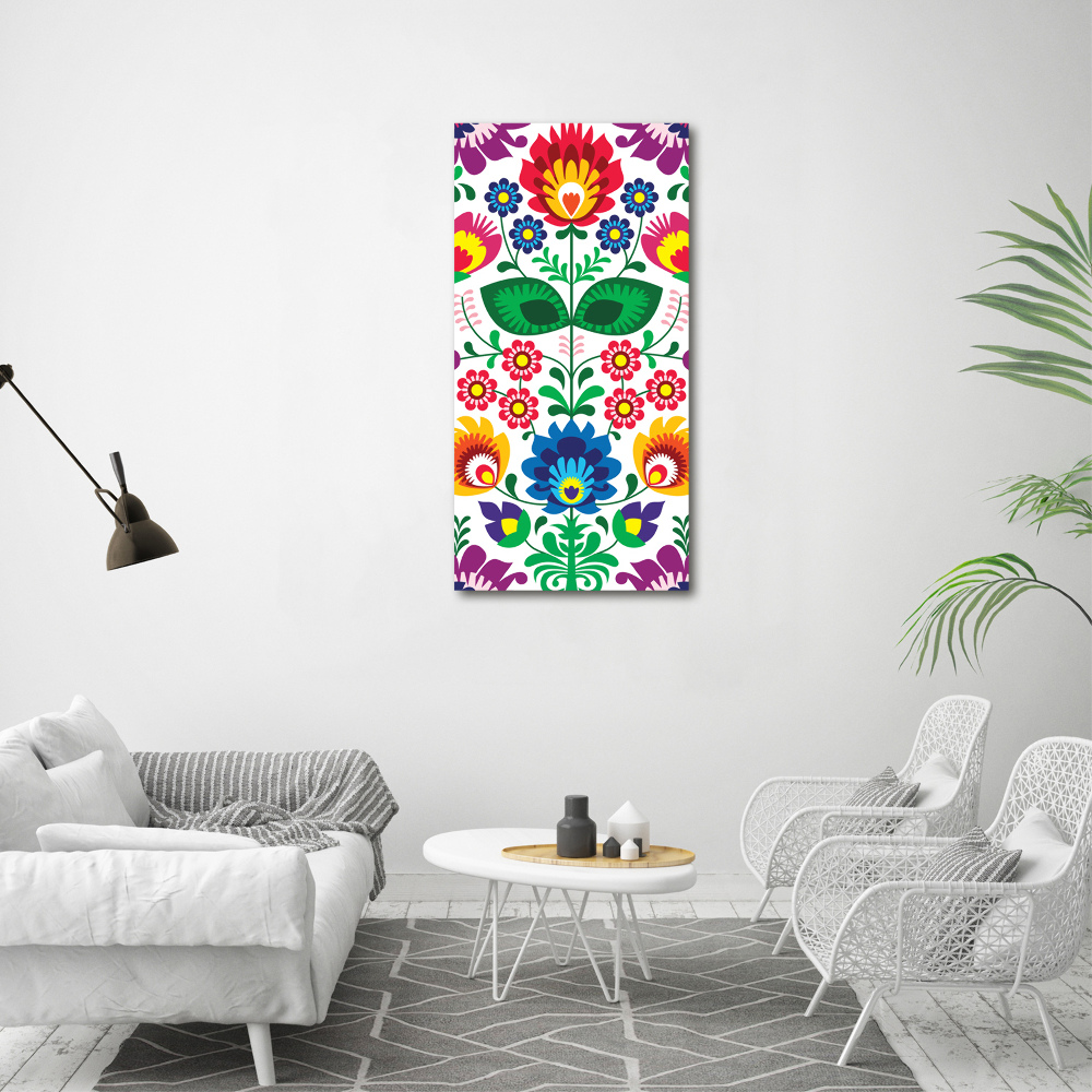 Large canvas wall art Ethnic pattern