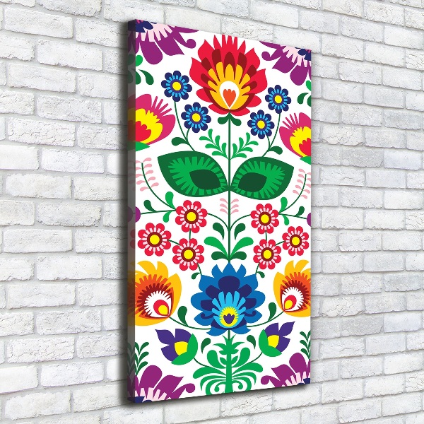 Large canvas wall art Ethnic pattern