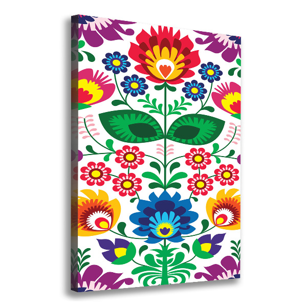 Large canvas wall art Ethnic pattern