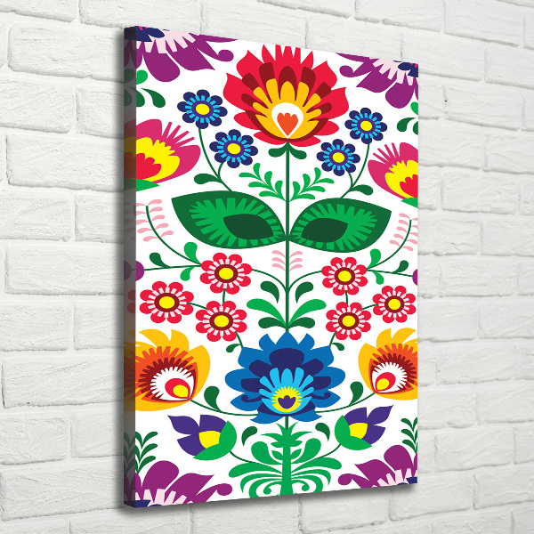 Large canvas wall art Ethnic pattern