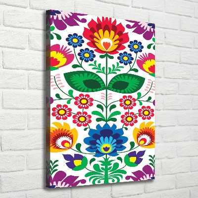 Large canvas wall art Ethnic pattern