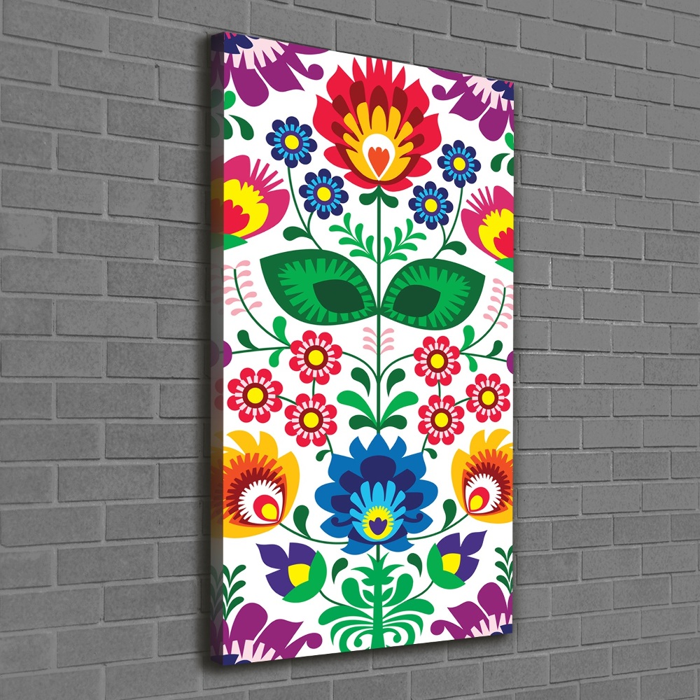 Large canvas wall art Ethnic pattern