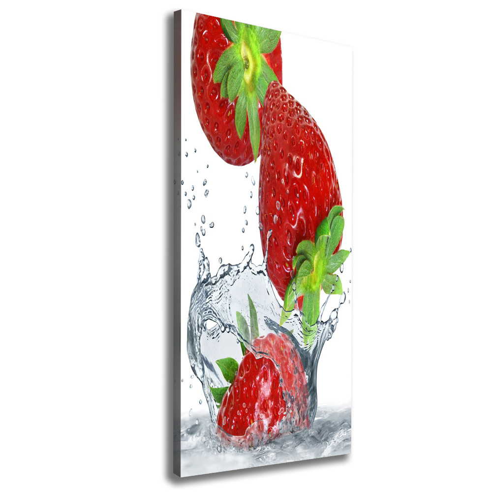 Large canvas wall art Strawberries