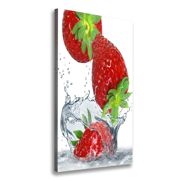 Large canvas wall art Strawberries