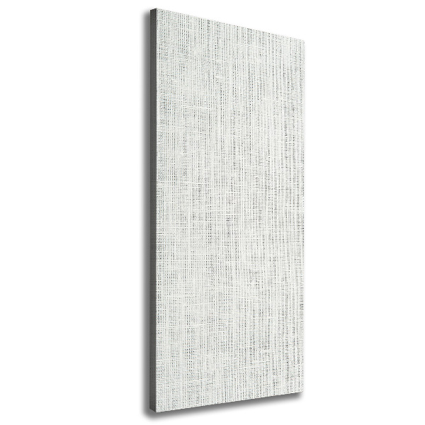 Canvas wall art Linen white canvas