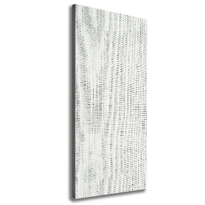 Canvas wall art Linen white canvas