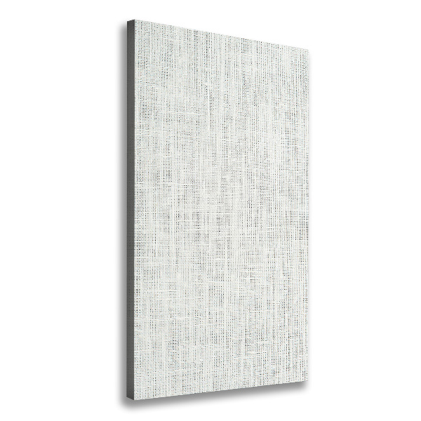 Canvas wall art Linen white canvas