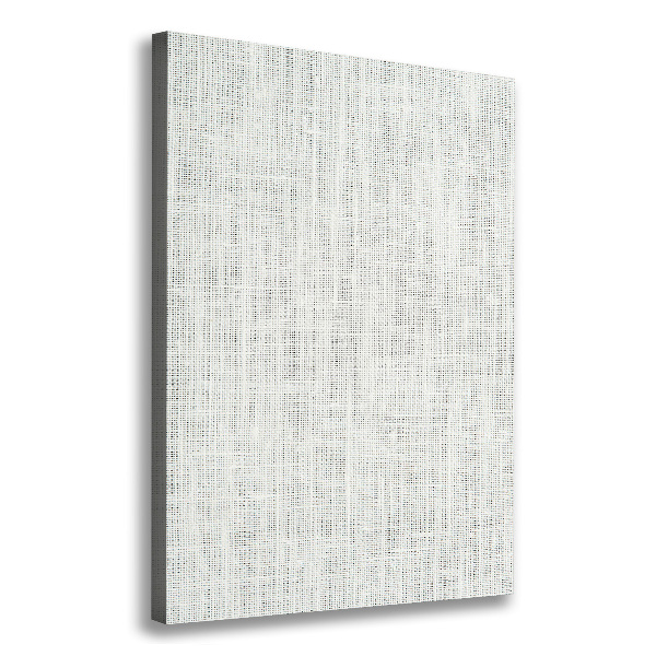 Canvas wall art Linen white canvas