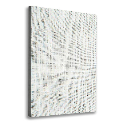 Canvas wall art Linen white canvas