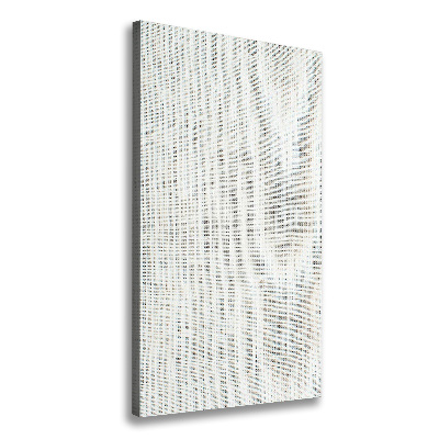 Canvas wall art Linen white canvas