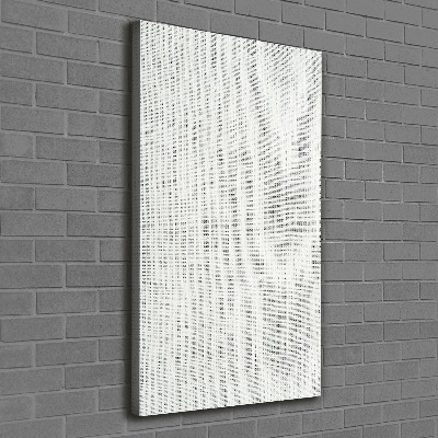 Canvas wall art Linen white canvas