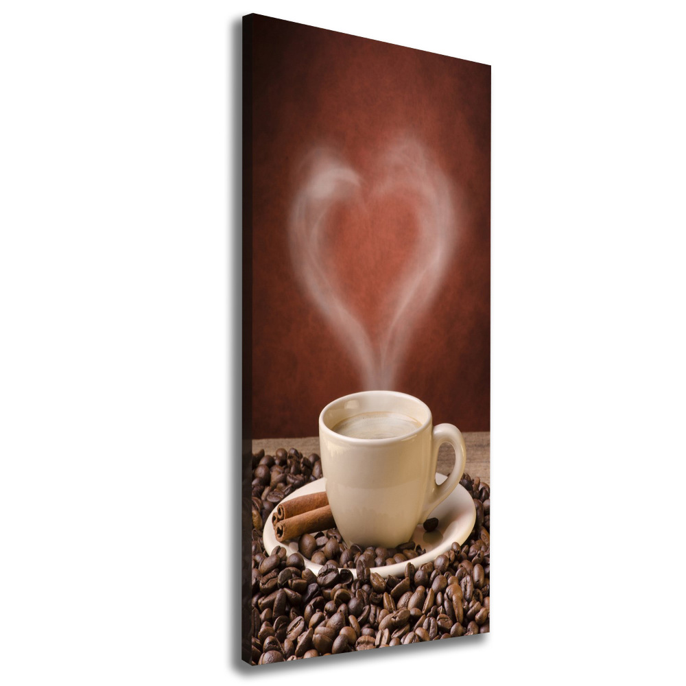 Large canvas wall art Aromatic coffee