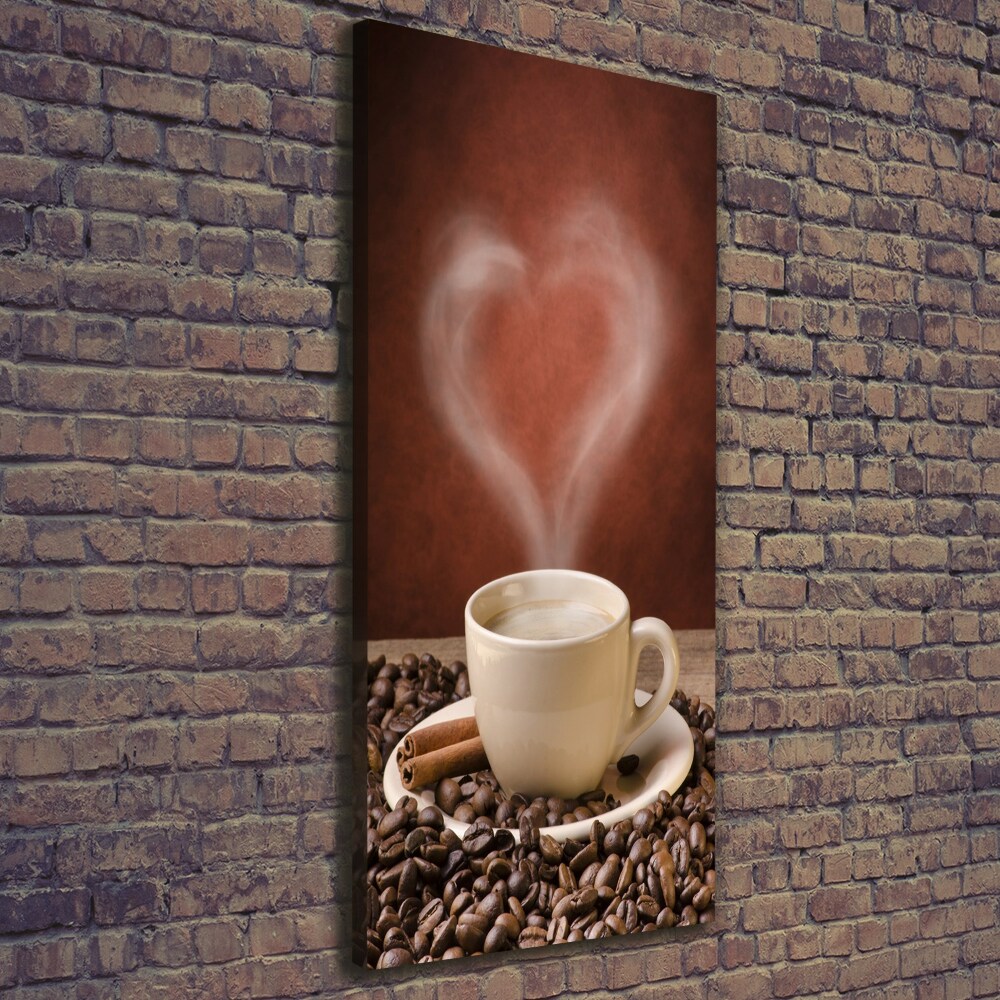 Large canvas wall art Aromatic coffee