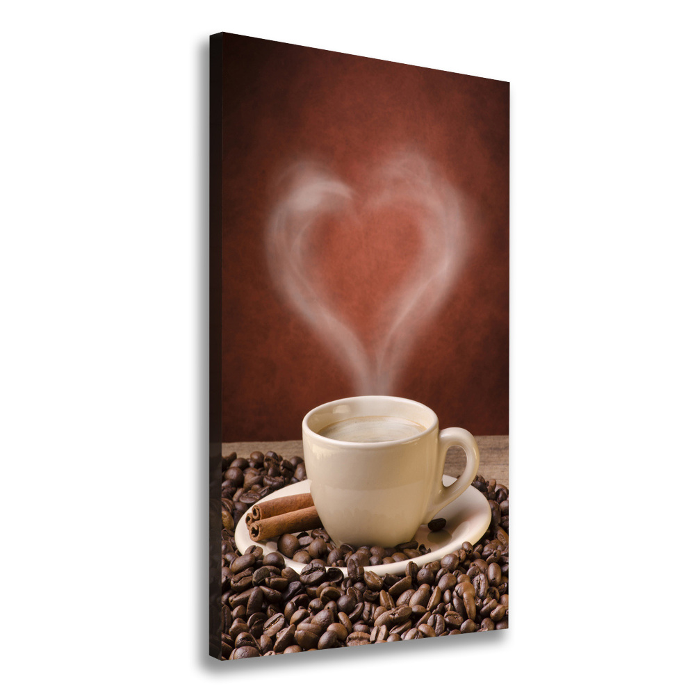 Large canvas wall art Aromatic coffee