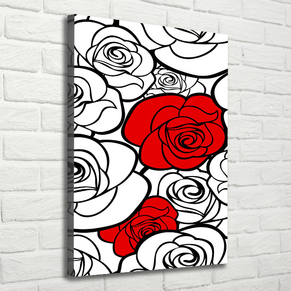 Canvas wall art Roses