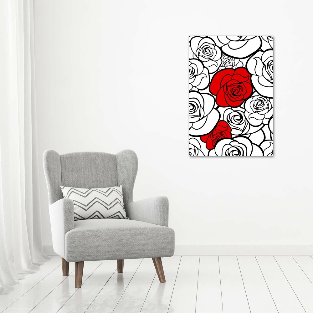 Canvas wall art Roses