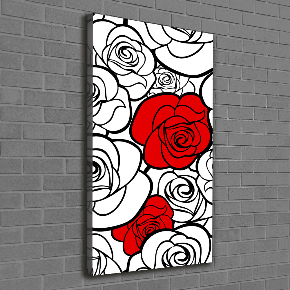 Canvas wall art Roses