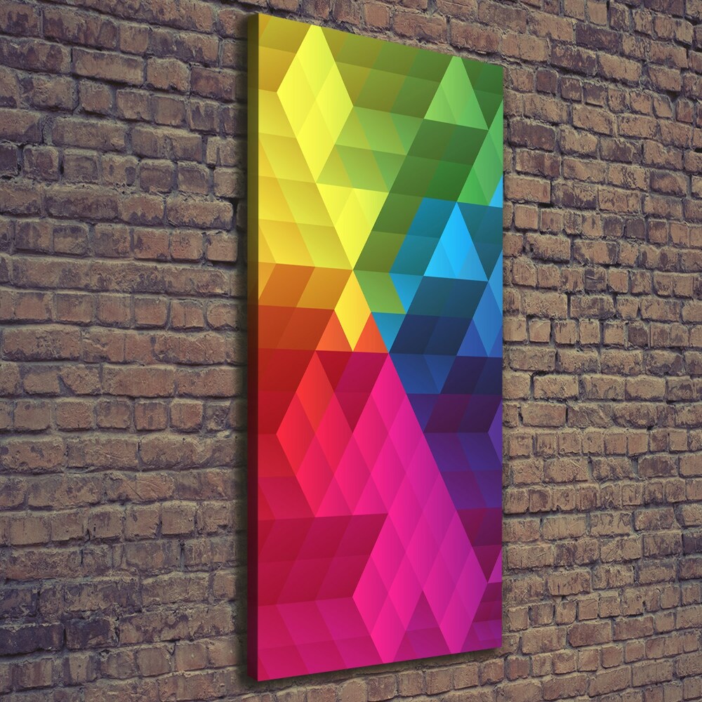 Canvas print Geometric background