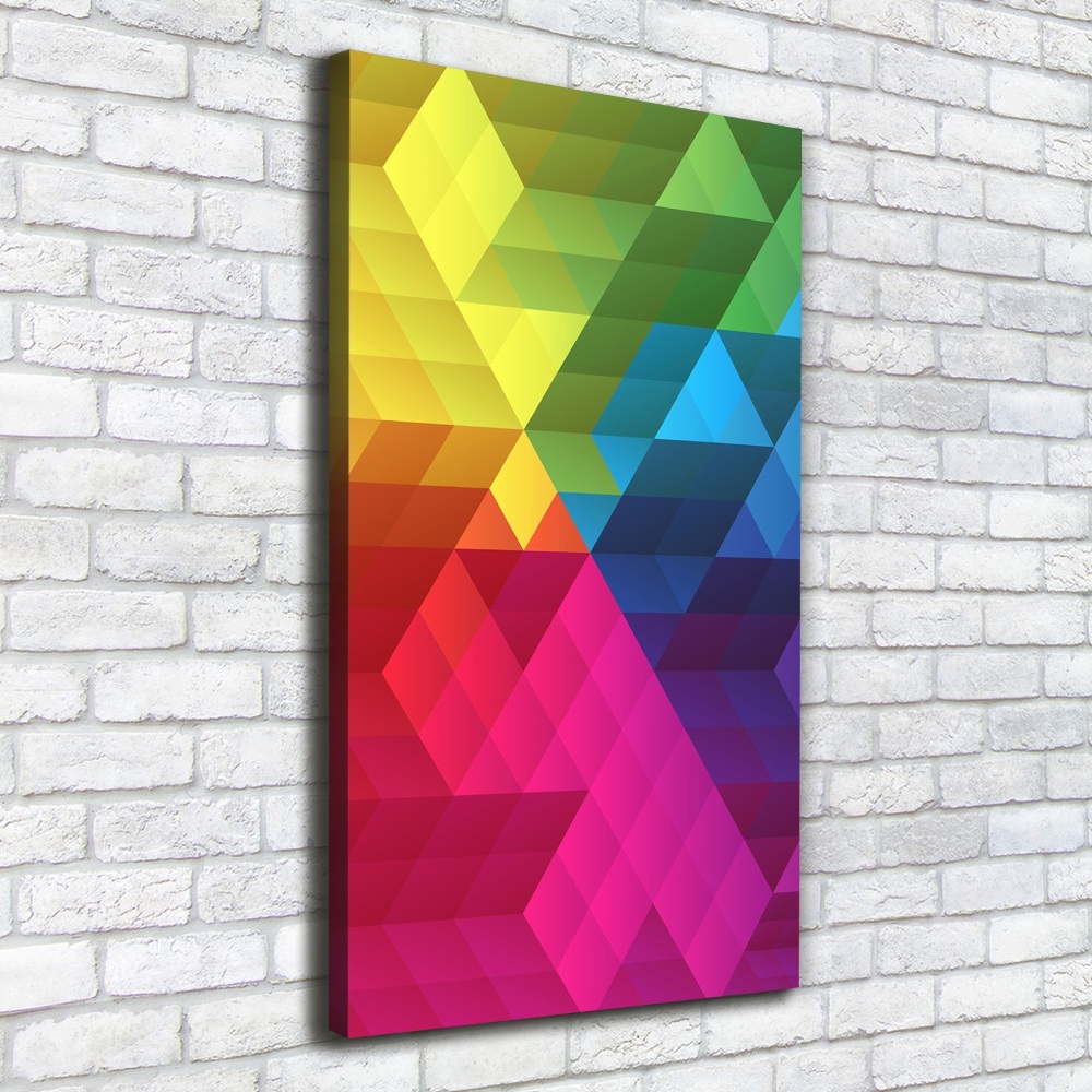 Canvas print Geometric background