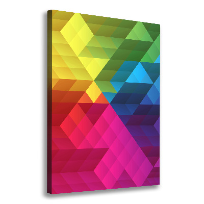 Canvas print Geometric background