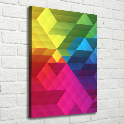 Canvas print Geometric background